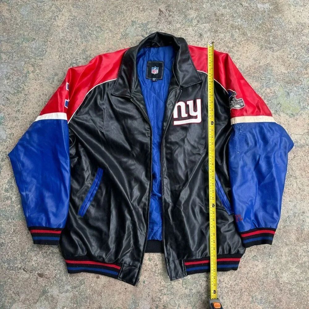 Vintage NFL New York Giants Leather Jacket